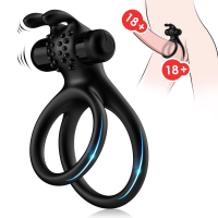 Віброкільце для члена Boss Series Traveler Cock Ring Stay Hard, чорне