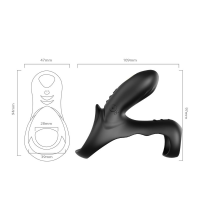 Насадка на член Penis Ring Ranger, чорна — Просмотреть изображение 4