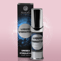 Збуджуючий гель з ефектом вібрації Secret Play Liquid Vibrator Unisex Stimulator, 15 мл — Просмотреть изображение 3