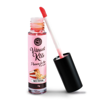 Блиск для губ з ефектом вібрації Secret Play Vibrant Kiss Pleasure For Two Lip Gloss Sweet Popcorn,