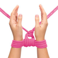 Мотузка рожева 10 meters Fetish Bondage Rope — Переглянути зображення 4