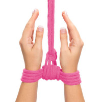 Мотузка рожева 10 meters Fetish Bondage Rope — Переглянути зображення 5