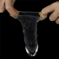 Насадка на член Flawless Clear Penis Sleeve Add 1'' — Просмотреть изображение 4
