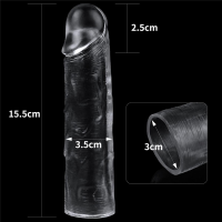 Насадка на член Flawless Clear Penis Sleeve Add 1'' — Просмотреть изображение 7