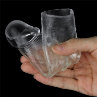 Насадка на член Flawless Clear Penis Sleeve Add 1'' — Просмотреть изображение 8