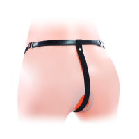 Подвійний страпон Lovetoy Unisex Hollow Double Penetrator, тілесний — Просмотреть изображение 4
