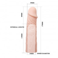 Насадка на член Baile Sex Toys Big Man — Просмотреть изображение 6