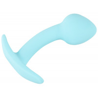 Анальна пробка Cuties Mini Butt Plug, блакитна — Просмотреть изображение 3