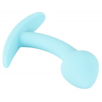 Анальна пробка Cuties Mini Butt Plug, блакитна — Просмотреть изображение 4
