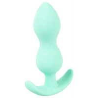 Анальна пробка Cuties Mini Butt Plug, бірюзова — Просмотреть изображение 3