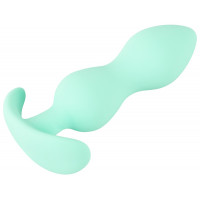 Анальна пробка Cuties Mini Butt Plug, бірюзова — Просмотреть изображение 4