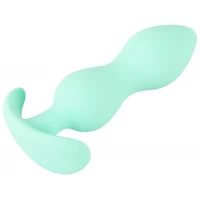 Анальна пробка Cuties Mini Butt Plug, бірюзова — Просмотреть изображение 4