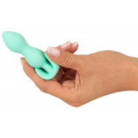 Анальна пробка Cuties Mini Butt Plug, бірюзова — Просмотреть изображение 5