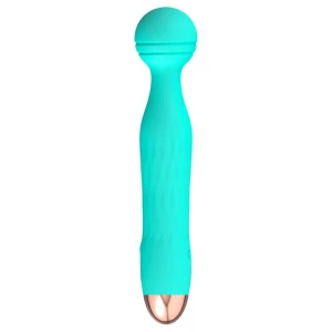 Універсальний вібромасажер Mini Vibrator Cuties Green, бірюзовий