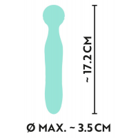 Універсальний вібромасажер Mini Vibrator Cuties Green, бірюзовий — Просмотреть изображение 6