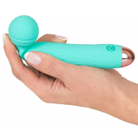 Універсальний вібромасажер Mini Vibrator Cuties Green, бірюзовий — Просмотреть изображение 7