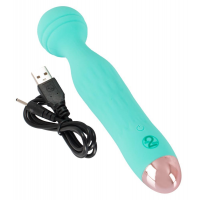 Універсальний вібромасажер Mini Vibrator Cuties Green, бірюзовий — Просмотреть изображение 8