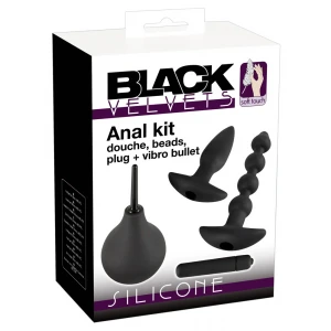 Набір анальних іграшок Black Velvets, чорний