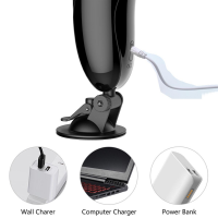 Мастурбатор вагіна Vibrating Masturbation Cup USB 7 + Interactive Function / Talk Mode — Просмотреть изображение 6