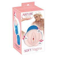 Мастурбатор Nature Skin Soft Vagina, тілесний — Переглянути зображення 9