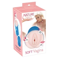 Мастурбатор Nature Skin Soft Vagina, тілесний — Переглянути зображення 9