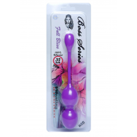 Вагінальні кульки Boss Series Silicone Kegel Balls, 80 г, 32 мм, фіолетові — Просмотреть изображение 4
