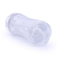 Двосторонній мастурбатор Suck Masturbator, прозорий