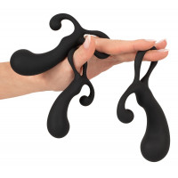 Набір стимуляторів простати Rebel Mens Gear 3-Piece Prostate Plug Set, чорний — Просмотреть изображение 4