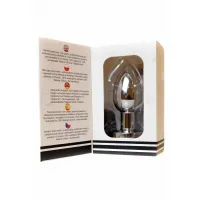 Анальна пробка з вібро Rechargeable Butt Plug USB 10 Functions - Silver — Переглянути зображення 2