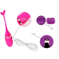 Віброяйце з пультом керування B-Series Vibratong Egg, рожеве