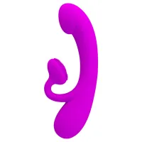 Вібратор Pretty Love Full Cover Silicone Sincere, фіолетовий — Переглянути зображення 2