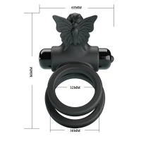 Ерекційне віброкільце PRETTE LOVE - PASSIONATE RING IX — Переглянути зображення 6