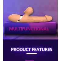 Вібратор B-Series Basia Thrusting Vibrator 2 in 1 Tongue