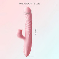 Вібратор для подвійної стимуляції Fanny Pink — Просмотреть изображение 8
