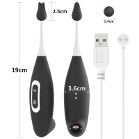 Кліторальний вібратор з вакуумним стимулятором IJOY Rechargeable Clit Pro, чорний