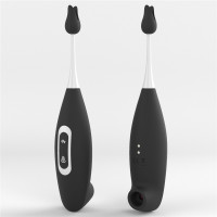 Кліторальний вібратор з вакуумним стимулятором IJOY Rechargeable Clit Pro, чорний — Просмотреть изображение 7