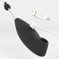 Кліторальний вібратор з вакуумним стимулятором IJOY Rechargeable Clit Pro, чорний — Просмотреть изображение 9