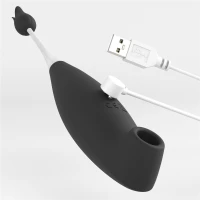Кліторальний вібратор з вакуумним стимулятором IJOY Rechargeable Clit Pro, чорний — Переглянути зображення 9