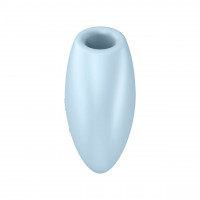 Вакуумний стимулятор клітора для жінок з вібрацією Satisfyer Cutie Heart, блакитний — Просмотреть изображение 4