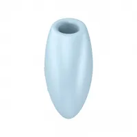 Вакуумний стимулятор клітора для жінок з вібрацією Satisfyer Cutie Heart, блакитний — Переглянути зображення 4