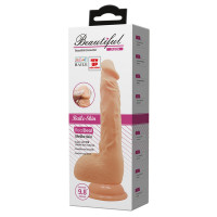 Фалоімітатор з мошонкою з вібро Baile Skin Bonny 9,8 — Просмотреть изображение 6