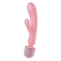 Універсальний вібромасажер Satisfyer Triple Lover, рожевий — Просмотреть изображение 4