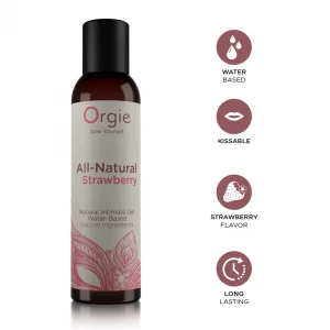 Лубрикант для орального сексу Orgie All-Natural Strawberry, 150 мл