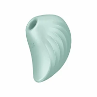 Вакуумний стимулятор клітора для жінок з вібрацією Satisfyer Pearl Diver, бірюзовий — Переглянути зображення 3