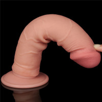 Фалоімітатор 8' Sliding Skin Dual Layer Dong — Просмотреть изображение 7