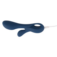 Вібратор Julie Lovetoys Mini Rabbit Vibrator, синій — Просмотреть изображение 8