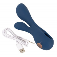 Вібратор Julie Lovetoys Mini Rabbit Vibrator, синій — Просмотреть изображение 9