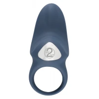 Віброкільце Vibrating Cock Ring, синє — Просмотреть изображение 2