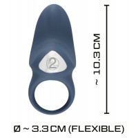 Віброкільце Vibrating Cock Ring, синє — Просмотреть изображение 5