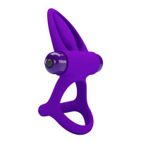 Віброкільце для члена Pretty Love Vibration Cock Ring, фіолетове — Переглянути зображення 4